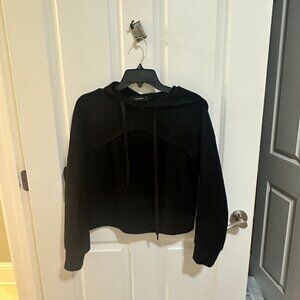 Elfshe cutout sweatshirt size large black